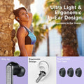 FOHIRES Diamond S Wireless Earbuds Rhinestone Handcrafted Black by Deal US
