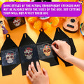 VIHOSE 12 Sets Day of The Dead Sugar Skull Masks Craft Kits Bulk Halloween Decor by Deal US