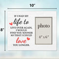 QZJ Anniversary Wood Picture Frame Multicolour 4x6 Inch Wedding Valentines Gift by Deal US