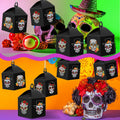VIHOSE 12 Sets Day of The Dead Sugar Skull Masks Craft Kits Bulk Halloween Decor by Deal US
