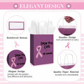 Abbylike 36 Pcs Breast Cancer Awareness Gift Bags Pink Ribbon Pink Color by Deal US