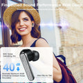 FOHIRES Diamond S Wireless Earbuds Rhinestone Handcrafted Black by Deal US