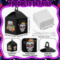 VIHOSE 12 Sets Day of The Dead Sugar Skull Masks Craft Kits Bulk Halloween Decor by Deal US