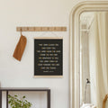 HRQKO Christian Numbers 6 24-26 Wall Art Poster Hanger Frame Black 12x16 by Deal US