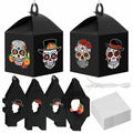 VIHOSE 12 Sets Day of The Dead Sugar Skull Masks Craft Kits Bulk Halloween Decor by Deal US