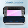 STARTRC GAMES Switch 2 Carrying Case Large Capacity PU Hard Travel Bag White by Deal US