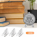 HiShutiao Acrylic Card Display Stand 2.68in White 12 Packs by Deal US