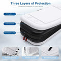 STARTRC GAMES Switch 2 Carrying Case Large Capacity PU Hard Travel Bag White by Deal US