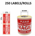 hazır etiketler Fragile Stickers 4x6 Inch Shipping Moving Packing 250 Labels by Deal US