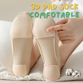 Soxbang 3 Pack No Show Socks Ball-of-Foot Cushion Ultra Low Cut Black Size 5-7.5 by Deal US