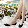 Soxbang 3 Pack No Show Socks Ball-of-Foot Cushion Ultra Low Cut Black Size 5-7.5 by Deal US
