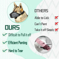 Mkerycww Dog Muzzle Air Mesh Breathable Soft Basket Adjustable Strap Grey XXL by Deal US