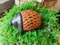 BSTWISH Iron Hedgehog Key Hider Outdoor Garden Decoration Red by Deal US