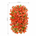 HyeFlora Bougainvillea Artificial Hanging Flowers 2pcs Orange UV Resistant by Deal US