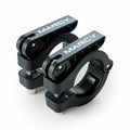Marcy Olympic Barbell Lock Collar Clips 2-inch Nylon Resin Black OBC-8BK by Deal US
