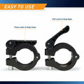 Marcy Olympic Barbell Lock Collar Clips 2-inch Nylon Resin Black OBC-8BK by Deal US