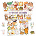 BIGZORO 50 PCS Music Rock Band Stickers Pack Vinyl Waterproof Multi-color by Deal US