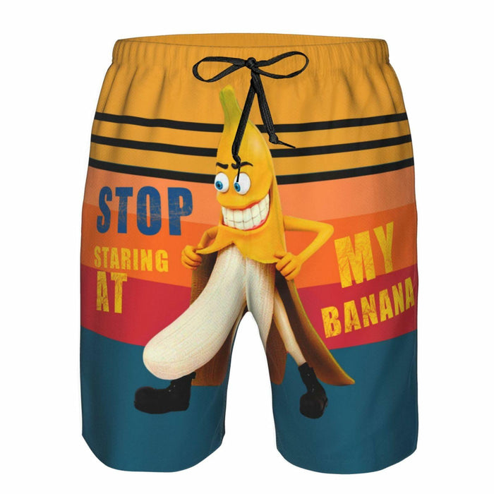 Fzryhaika Men's Quick Dry Cartoon Swim Trunks A-3 Size Medium by Deal US