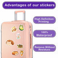 BIGZORO 50 PCS Music Rock Band Stickers Pack Vinyl Waterproof Multi-color by Deal US