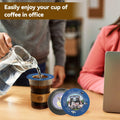 WCOINCIDENCY Coffee Filter Pour Over Maker with Lid Portable 30 Packs Wood Pulp by Deal US