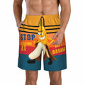Fzryhaika Men's Quick Dry Cartoon Swim Trunks A-3 Size Medium by Deal US