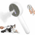 ALAFLY 4-in-1 Cat Steam Brush Grooming Comb Shedding Massage Gray by Deal US