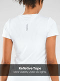 ALLZERO Feel Fit Workout Top Short Sleeve Athletic Tee White Size XL by Deal US
