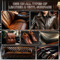 [Like New] Jallgedk Leather Recoloring Balm Leather Repair Kit Furniture Brown by Deal US