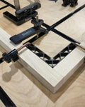 CLEAR STYLE T Tracks Woodworking Double-Cut Universal Intersection Kit 3" Black by Deal US
