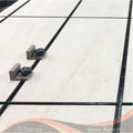 CLEAR STYLE T Tracks Woodworking Double-Cut Universal Intersection Kit 3" Black by Deal US
