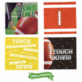 Yavxzvbw Football Party Plates Tablecloth Decor Supplies Green Birthday by Deal US