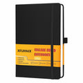 XRUNMIX Lined Journal Notebook 5.7x8in 160 Pages 100 GSM Black 1 Pack by Deal US