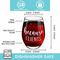 Pokolllee Funny Wine Glass Gift for Hairdresser Makeup Artist Clear Glass by Deal US