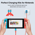 SUTWKAM 100W 20Gbps Switch Charger Cable 3-in-1 Orange by Deal US