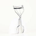 BLISSOTOPIA 2-in-1 Eyelash Curler and Tweezer Set Silver Travel Friendly by Deal US