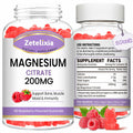 BestBy05/26 Zetelixia Magnesium Citrate Gummies 120 Ct Vegan Raspberry 2 Pack by Deal US