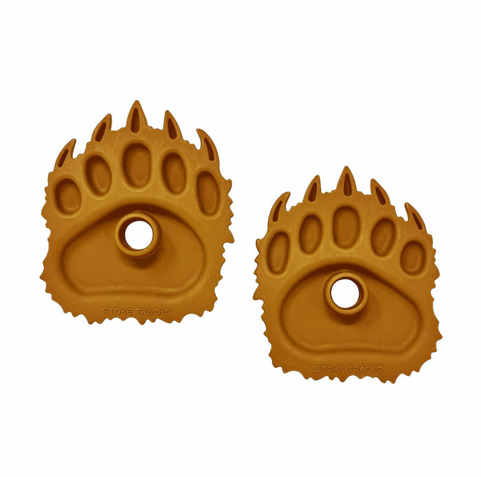 Stoke Tracks Bear Paw Ski Pole Baskets Dawn Yellow Unisex by Deal US