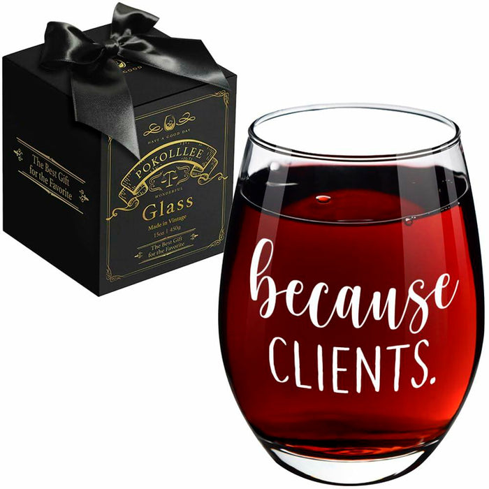 Pokolllee Funny Wine Glass Gift for Hairdresser Makeup Artist Clear Glass by Deal US