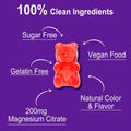 BestBy05/26 Zetelixia Magnesium Citrate Gummies 120 Ct Vegan Raspberry 2 Pack by Deal US