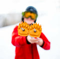 Stoke Tracks Bear Paw Ski Pole Baskets Dawn Yellow Unisex by Deal US