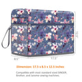 FINPAC Sewing Machine Dust Cover with Pockets for Singer Brother Janome by Deal US