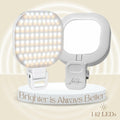 THE LARSA LIGHT Larsa Pippen LARSA Light LED Selfie-Light Clip White by Deal US
