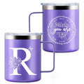 Culaiwan Christian Gifts Women 12oz 'You Are' Tumbler Mug Purple-R by Deal US