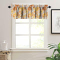 JanJCurt Retro 70s Floral Valance Hippie Flower Power Polyester 54x18in by Deal US