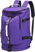 FUNYAGO Gym Duffle Bag Waterproof Laptop Backpack 40L Purple Size Standard by Deal US