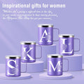 Culaiwan Christian Gifts Women 12oz 'You Are' Tumbler Mug Purple-R by Deal US