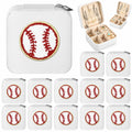Leinuosen 12 Pack Baseball Jewelry Case for Women Team Graduates PU Leather by Deal US