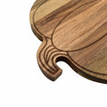FASTYJK Halloween Pumpkin Wooden Cutting Board with Handle 14.96x11.81in by Deal US