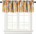JanJCurt Retro 70s Floral Valance Hippie Flower Power Polyester 54x18in by Deal US