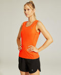 Haimont Women's Sleeveless Workout Tank Top Dry Fit Orange Size XS by Deal US